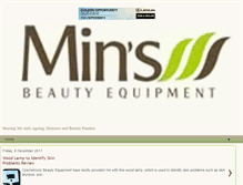Tablet Screenshot of minsbeautyequipment.com